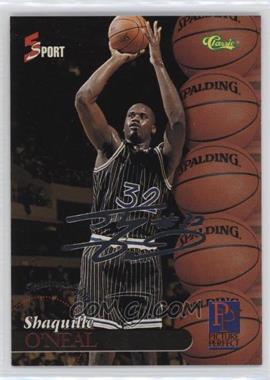 1995 Classic 5 Sport Signings - [Base] - Autograph Edition Silver #S99 - Shaquille O'Neal