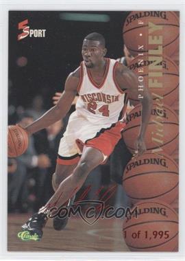 1995 Classic 5 Sport Signings - [Base] - Red Autograph Edition #S17.2 - Michael Finley /1995