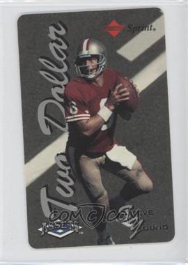 1995 Classic Assets - Phone Cards $2 #_STYO - Steve Young /2587