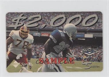 1995 Classic Assets - Phone Cards $2000 Sample #_EMSM - Emmitt Smith (Sample)