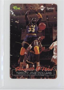 1995 Classic Assets - Phone Cards $25 #_SHON3 - Shaquille O'Neal /6000