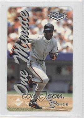1995 Classic Assets - Phone Cards One Minute #_BABO - Barry Bonds