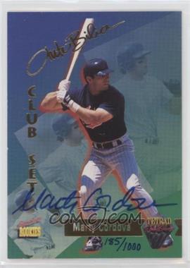 1995 Signature Rookies Tetrad - AutoBilia Club Set - Autographs #23 - Marty Cordova /1000