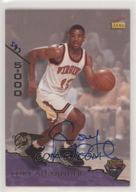 1995 Signature Rookies Tetrad - [Base] - Autographs #22 - Cory Alexander /5000