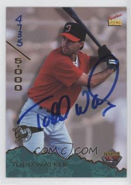 1995 Signature Rookies Tetrad - [Base] - Autographs #45 - Todd Walker /5000