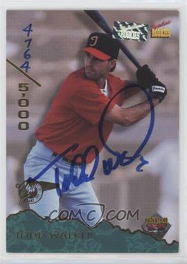 1995 Signature Rookies Tetrad - [Base] - Autographs #45 - Todd Walker /5000