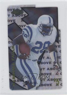 1996 Assets - Clear Assets Phone Cards - A Cut Above $5 #6 - Marshall Faulk