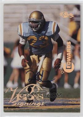 1996 Classic Visions Signings - Autographs - Gold Foil #_DOED - Donnie Edwards