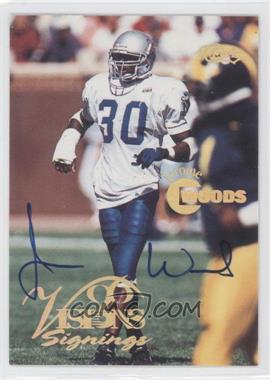 1996 Classic Visions Signings - Autographs - Gold Foil #_JEWO - Jerome Woods