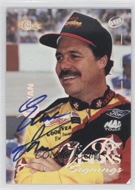 1996 Classic Visions Signings - Autographs - Silver Foil #_ERIR - Ernie Irvan /265