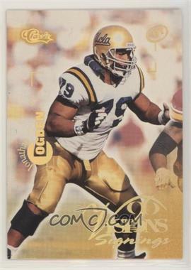 1996 Classic Visions Signings - [Base] #51 - Jonathan Ogden