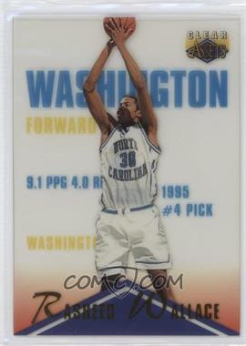 1996 Clear Assets - [Base] #9 - Rasheed Wallace [EX to NM]