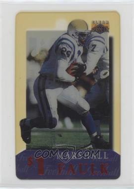 1996 Clear Assets - Phone Cards - $1 #2 - Marshall Faulk