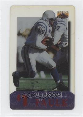 1996 Clear Assets - Phone Cards - $1 #2 - Marshall Faulk