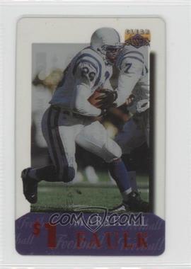 1996 Clear Assets - Phone Cards - $1 #2 - Marshall Faulk