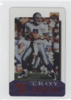 1996 Clear Assets - Phone Cards - $2 #7 - Troy Aikman