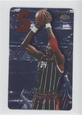 1996 Clear Assets - Phone Cards - $5 #13 - Hakeem Olajuwon