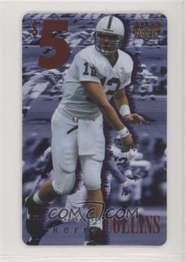1996 Clear Assets - Phone Cards - $5 #15 - Kerry Collins [Noted]