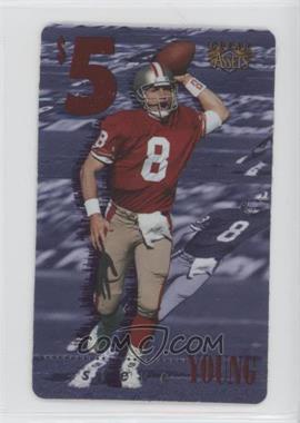 1996 Clear Assets - Phone Cards - $5 #19 - Steve Young