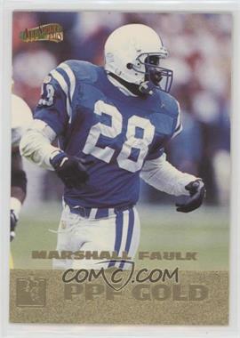 1996 Score Board All Sport PPF - [Base] - Gold #129 - Marshall Faulk