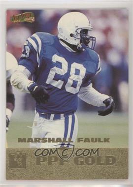 1996 Score Board All Sport PPF - [Base] - Gold #129 - Marshall Faulk