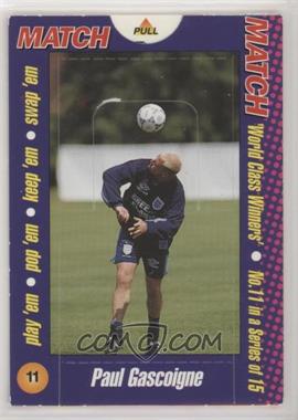 1996 Sported! Magazine World Class Winners Pop-Ups - [Base] #11 - Paul Gascoigne