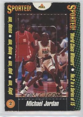 1996 Sported! Magazine World Class Winners Pop-Ups - [Base] #2 - Michael Jordan [EX to NM]