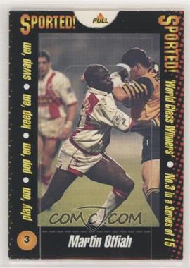 1996 Sported! Magazine World Class Winners Pop-Ups - [Base] #3 - Martin Offiah