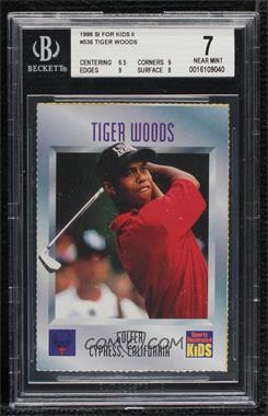 1996 Sports Illustrated for Kids Series 2 - [Base] #536 - Tiger Woods [BGS 7 NEAR MINT]