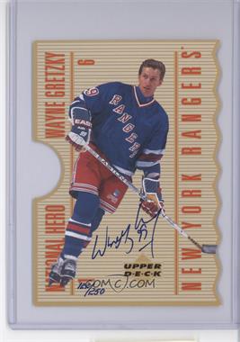 1996 Upper Deck Authenticated - National Heroes - Autographs #NH1 - Wayne Gretzky /250