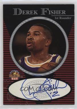 1997-98 Score Board Autographed Collection - Authentic Autographs #_DEFI - Derek Fisher