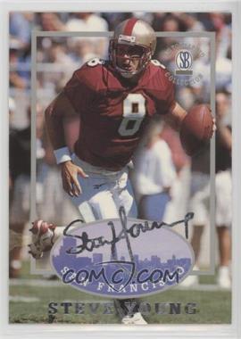 1997-98 Score Board Autographed Collection - [Base] - Strongbox #8 - Steve Young