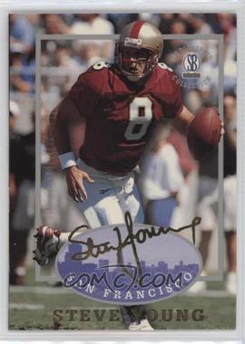 1997-98 Score Board Autographed Collection - [Base] - Strongbox #8 - Steve Young