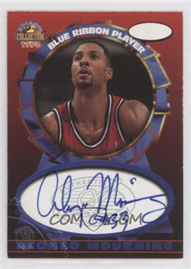 1997-98 Score Board Autographed Collection - Blue Ribbon Player - Missing Serial Number #_ALMO - Alonzo Mourning