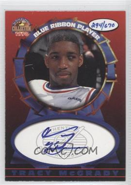 1997-98 Score Board Autographed Collection - Blue Ribbon Player #_TRMC - Tracy McGrady /670