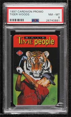 1997 Cardwon Time People - [Base] #_TIWO - Tiger Woods [PSA 8 NM‑MT]