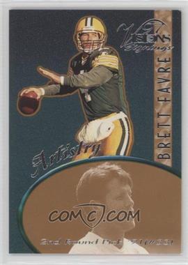 1997 Score Board Visions Signings - Artistry #A-18 - Brett Favre