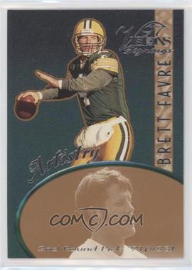 1997 Score Board Visions Signings - Artistry #A-18 - Brett Favre [EX to NM]