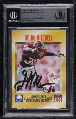 1997 Sports Illustrated for Kids Series 2 - [Base] #548 - Brian Mitchell [BAS BGS Authentic]