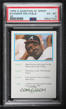 1999 A Question of Sport Game - [Base] #_EVHO - Evander Holyfield [PSA 6 EX‑MT]