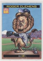 Halloween Costume - Roger Clemens as a Lion [Poor to Fair]