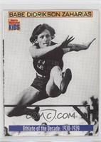 Athletes of the Decade - Babe Didrikson Zaharias