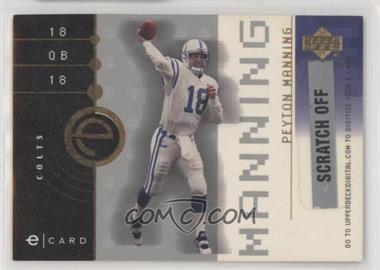 2001 Upper Deck Super Bowl Card Show - e-Cards #PM - Peyton Manning