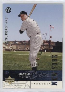 2002-03 Upper Deck UD Superstars - [Base] - Gold #152 - Mickey Mantle /250