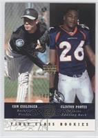 First Class Rookies - Cam Esslinger, Clinton Portis #/250