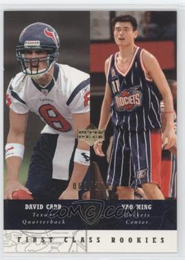 2002-03 Upper Deck UD Superstars - [Base] - Gold #273 - First Class Rookies - David Carr, Yao Ming /250