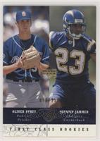 First Class Rookies - Oliver Perez, Quentin Jammer [EX to NM] #/250