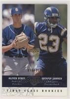 First Class Rookies - Quentin Jammer, Oliver Perez [EX to NM] #/250