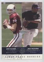 First Class Rookies - Josh McCown, Jose Valverde