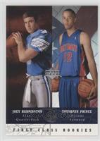 First Class Rookies - Joey Harrington, Tayshaun Prince